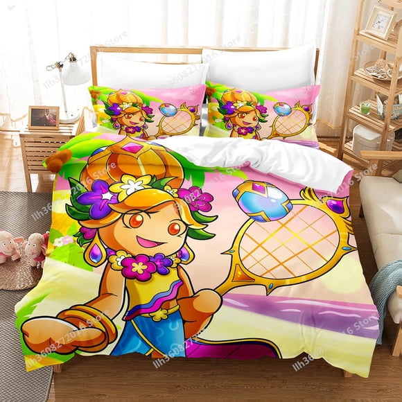 ing Game Cookie Run OvenBreak Bedding Set Single Twin Full Size Bed Set Adult Kid Bedroom Duvet cover Sets Bed Sheets