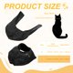 thumbnail image 2 of Bozal para Gato Uxcell, Malla Transpirable Ajustable, Circunferencia 9-10 Pulgadas, Negro, 2 of 6
