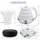 thumbnail image 2 of Travel Kettle ShineMe Upgrade, silicona apta para uso alimentario, 555 ml, 2 of 9