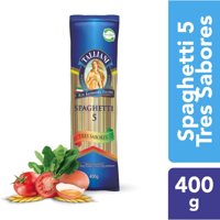 Fideo Pasta Al Huevo Spaghetti N°5 Tres Sabores Bolsa 400 G Talliani