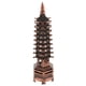thumbnail image 4 of Decoración Del Hogar Wenchang Pagoda Tower Statue Fengshui Ornament Brown-L-9 Tier, 4 of 5