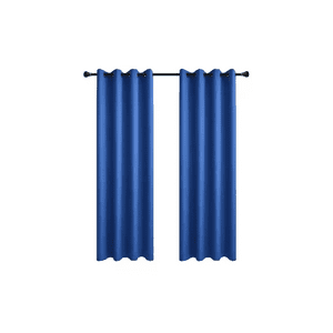 Genérico - Cortina Lino Con Blackout Engomado Térmica 140X220 Azul