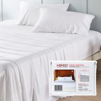 Juego De Sabanas King Homely 100 Gsm Suave 4 Piezas