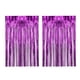 thumbnail image 3 of Cortinas Con Flecos De Papel De Aluminio Brillante, Decoración Para Halloween, Carnaval, Graduación, Color Rojo Rosa, 2 Uds., 3 of 5