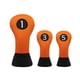 thumbnail image 4 of Cubiertas Para Cabezas De Madera De Golf, Cubiertas Para Cabezas De Madera Para Adultos, Suministros De Entrenamiento De Golf 1 3 5 Naranja, 4 of 5