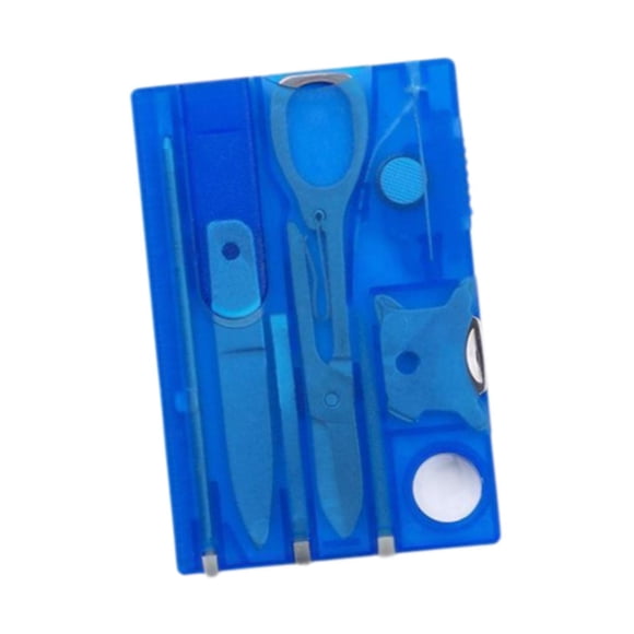 Gadgets De Tarjetas Multifuncionales Para Regalos De Cumpleaños, Viajes, Ciclismo, Azul