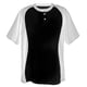 thumbnail image 1 of Playera tipo polo Martin Sports con tapeta de dos botones para adulto, negra, A3X, 1 of 1