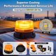 thumbnail image 2 of 2 Pack Balizas ApexCore JSD073 3600mAh IP67 Ámbar, 2 of 3