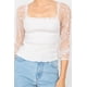 thumbnail image 2 of Top Fruncido con Cuello Cuadrado, 2 of 13