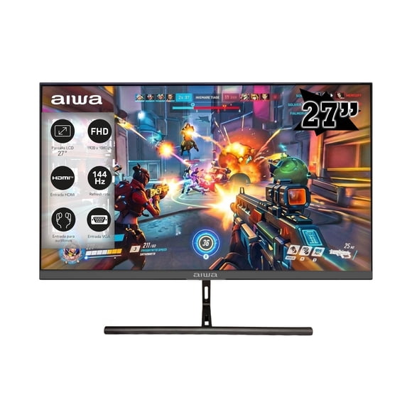 Monitor Gamer Aiwa 144hz Pantalla Lcd 27'' Fhd Aw-mk27