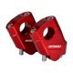 thumbnail image 2 of Universal Motocicleta Aluminio Manillar Barra Elevadora Soporte De Montaje Rojo 28 Mm, 2 of 5