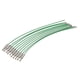 thumbnail image 1 of La etiqueta del equipaje del lazo del alambre del cable 10pcs coloca las correas del alambre de acero inoxidable verde, 1 of 6