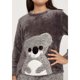 thumbnail image 3 of Pijama Largo Polar Gris Talla 8, 3 of 4