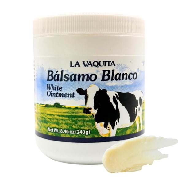 Ungüento La Vaquita Bálsamo Blanco Blanco Refrigerante y Calentador 240g