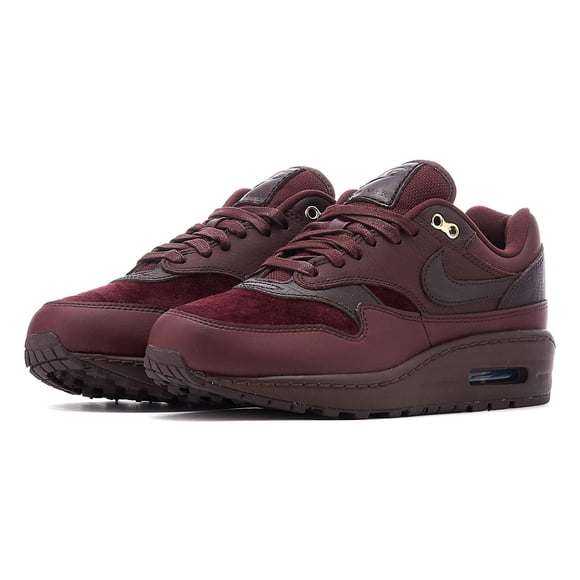 Zapatillas Nike Air Max 1 '87 Burgundy Leather Textile