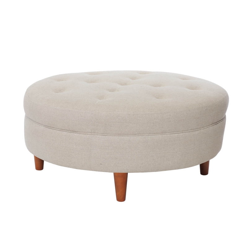 Latam Home - Pouf Paris Lino Blanco