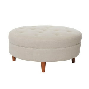 Latam Home - Pouf Paris Lino Blanco