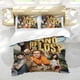 thumbnail image 5 of Tierra de los Perdidos Conjunto de sábanas temático, trío de piezas, cómodo y amigable con la piel, diseño único, regalo de decoración para el hogar para familiares, amigos y fans,140cm *210cm, 5 of 6