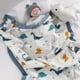 thumbnail image 1 of Baby Bath Towel For Girl Boy, 43" X 43" 100% Cotton Baby Blanket, Newborn 6-layer Muslin Cotton Gauze Soft Absorbent Swaddle Blanket, Shower Wipe, 1 of 4