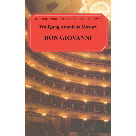 Partitura Vocal G. Schirmer, Inc. Don Giovanni 312 págs