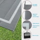 thumbnail image 3 of Alfombra Ogrmar reversible gris 244 × 305 cm para exteriores, 3 of 7