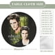 thumbnail image 2 of Crepúsculo-theme Fitted Round Tablecloths Elastic Edged Table Covers Waterproof Table Cloth for Kitchen Holiday Party Tables Decor 150cm, 2 of 6