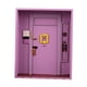 thumbnail image 4 of Porta Llaves Montado En La Pared Con Puerta De Almacenamiento, Estante De Pared De Madera Con Ganchos, 20,3x5x25,5cm, Color Morado, 4 of 5