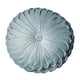 thumbnail image 2 of Pintuck Pillow Round Pumpkin Floor Pillow para silla Couch Blue-Plush, 2 of 5