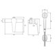 thumbnail image 5 of Monomando Ducha Memphis 1 pieza Latón Plumber Cromo, 5 of 5