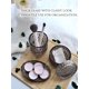 thumbnail image 5 of Set de accesorios de baño Lamarriti Glass con dispensador de jabón gris, 5 unidades, 5 of 7