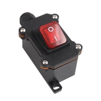 Magideal - Interruptor De Alta Potencia Sumergible, Conector De Corriente Robusta, Diseño Vanguardista , Luz Roja