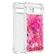 thumbnail image 2 of Funda Para Google Pixel 7a Con Brillo Líquido, Protección Completa Y Soporte De Anillo Giratorio, 2 of 4