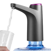 Xusx111 - Dispensador Portátil De Enfriador De Agua, Dispensador Universal De Agua Para Bomba De Agua De Carga Usb (Negro)