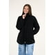thumbnail image 1 of Chaqueta Sherpa Bonded Cuello Alto Negro Mujer, 1 of 3