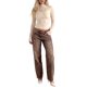 thumbnail image 2 of INSPIRE CHIC Blusas de Encaje para Mujer Transparente de Malla con Cuello Simulado y Forro de Bandeau Camisas Florales Sexy de Manga Larga Talla Mediana Blanca, 2 of 6