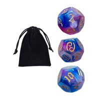 Bothyi - Dados De Constelación De Dados Astrológicos Acrílicos De 3 Uds Para Regalos Estilo F