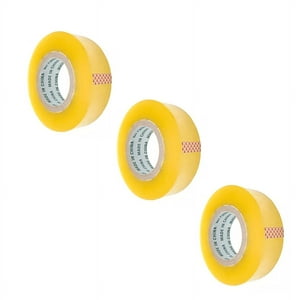 Genérico - Pack 3 Cintas Embalaje Transparente 300 Mtrs Reales 48Mm