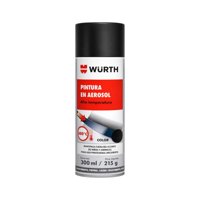 Pintura Wurth Alta Temperatura Negro Mate 215G
