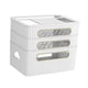 thumbnail image 3 of Router Rack Caja De Gestión De Cables Que Ahorra Espacio Para Sala De Estar Dormitorio Oficina Blanco 3 Niveles, 3 of 5