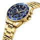 thumbnail image 3 of Reloj BIDEN Chronograph Oro Azul Acero Inoxidable para Hombre, 3 of 9