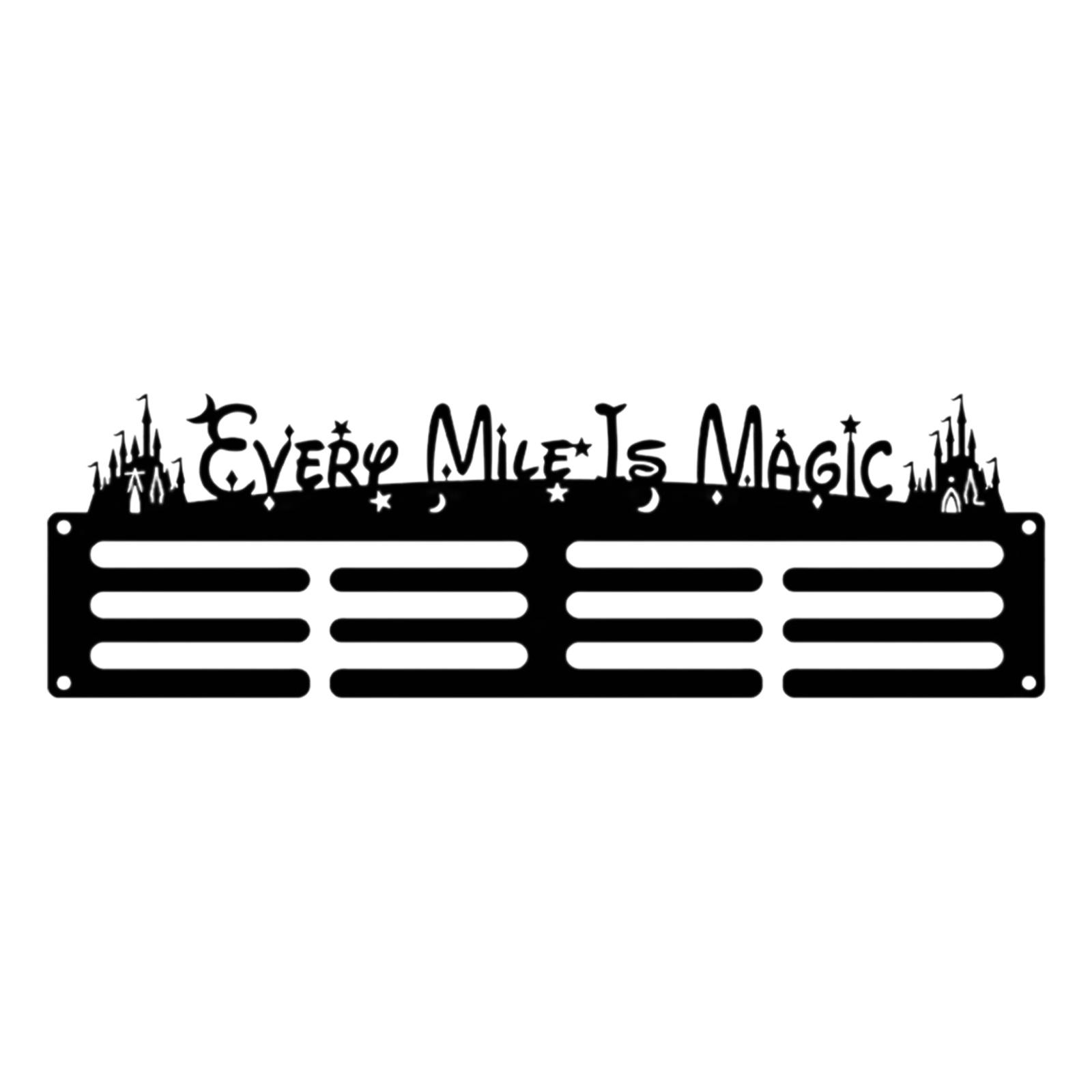 Magideal - Estante Para Colgar Medallas, Soporte De Exhibición De Medallas Montado En La Pared De Metal Resistente, Organizador De Cinta De Premio Para Premio