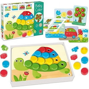 Diset - Juego Mosaico Baby Color 20 Pz