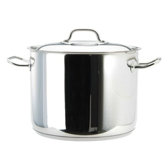 Olla con Tapa y Asas 13,5lt Acero Inoxidable 28x22cm Lacor