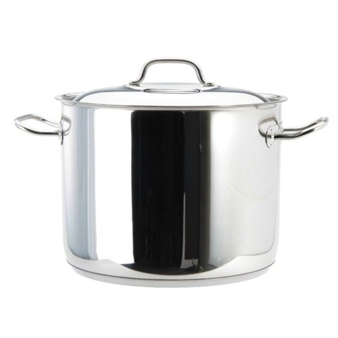 Olla Con Tapa Y Asas 13,5Lt Acero Inoxidable 28X22Cm Lacor