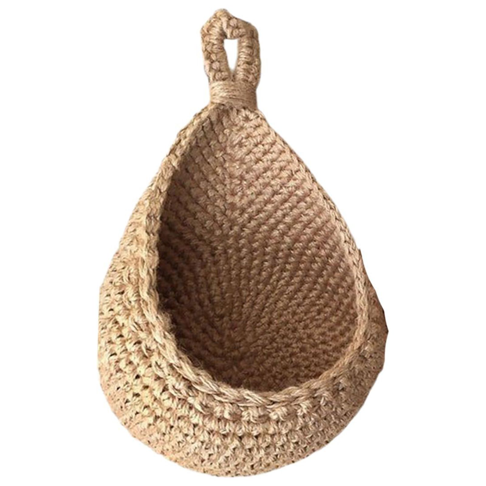 Bothyi - Cestas Tejidas Colgantes Para Decoración Del Hogar, Macetas De Flores Para Cocina, Bar, Hogar, 16Cm X 23Cm X 11,5 Cm