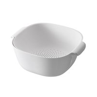 Bothyi - Cesta De Drenaje De Frutas Para Cocina, Coladores De Cocina, Cuenco Para Lavar Frijoles De Limpieza S