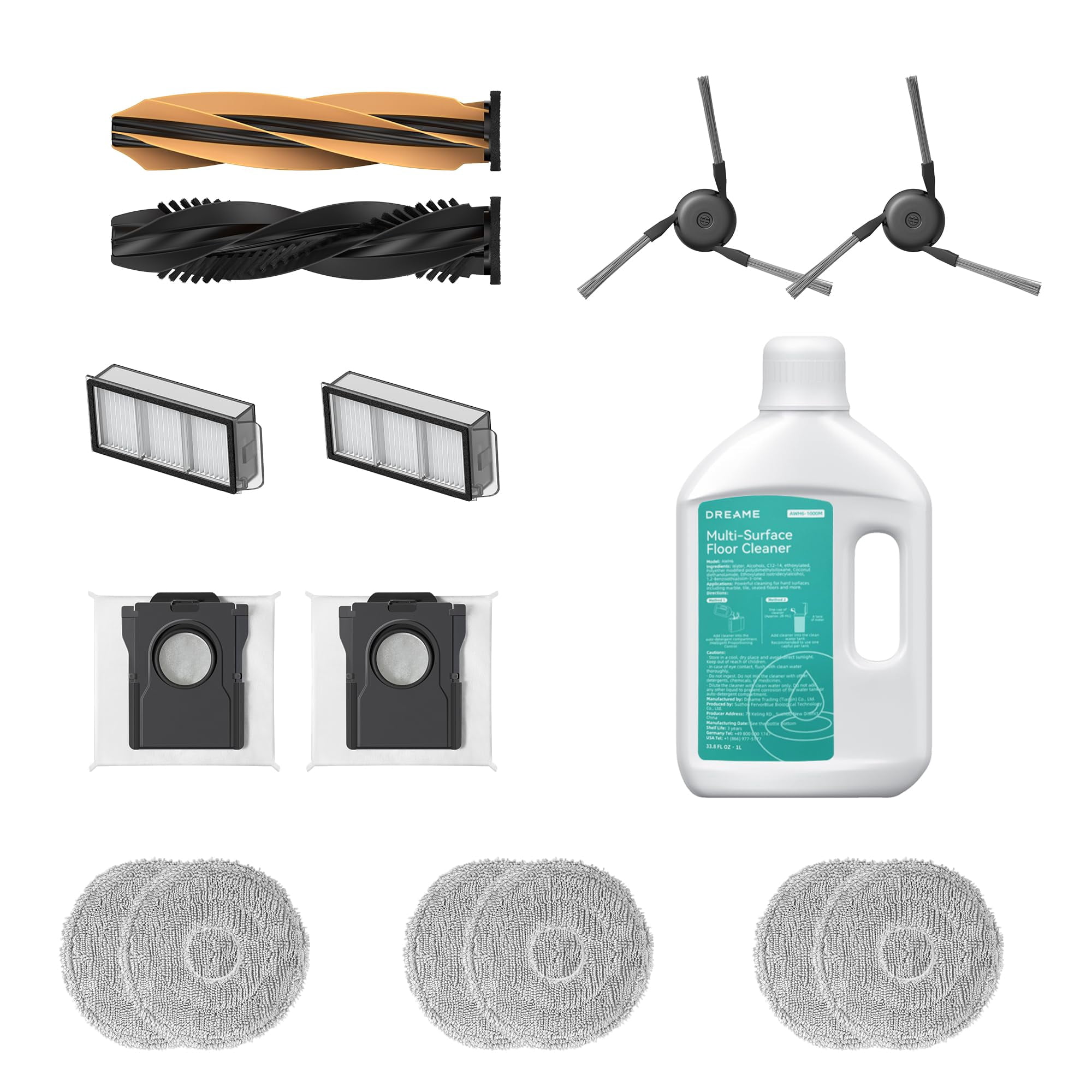 Kit De Accesorios Para Robot Aspiradora Dreame Para X50 Ultra L50 L40s