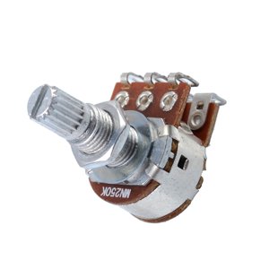 Magideal - Potenciómetro De Doble Equilibrio, Control De Tono De Volumen Moleteado Potenciómetro De Doble Capa Potenciómetros De Guitarra Duraderos Para Guitarra Mn250K