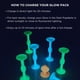 thumbnail image 3 of Set de juego Popdarts Glow Pack Glow in The Dark (azul/verde), 3 of 7