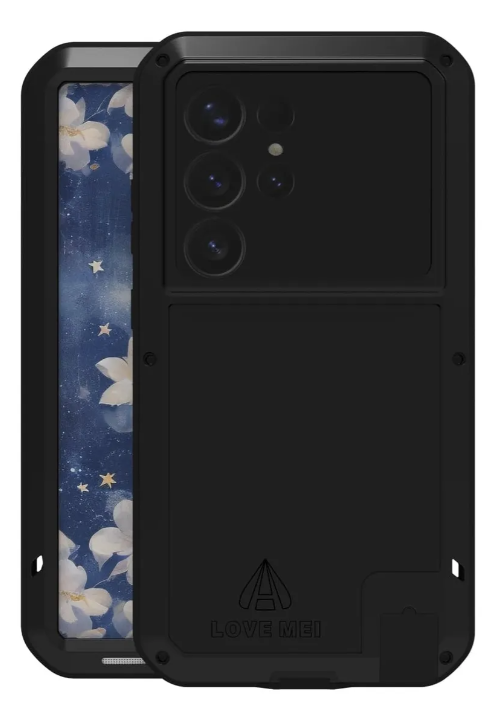 Carcasa Blindada Love Mei Para Samsung Galaxy S25 Ultra Negro Powerfull